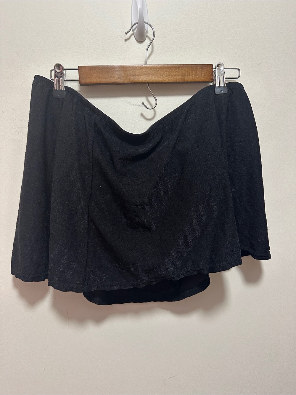 Black Flared bathing suit bottom